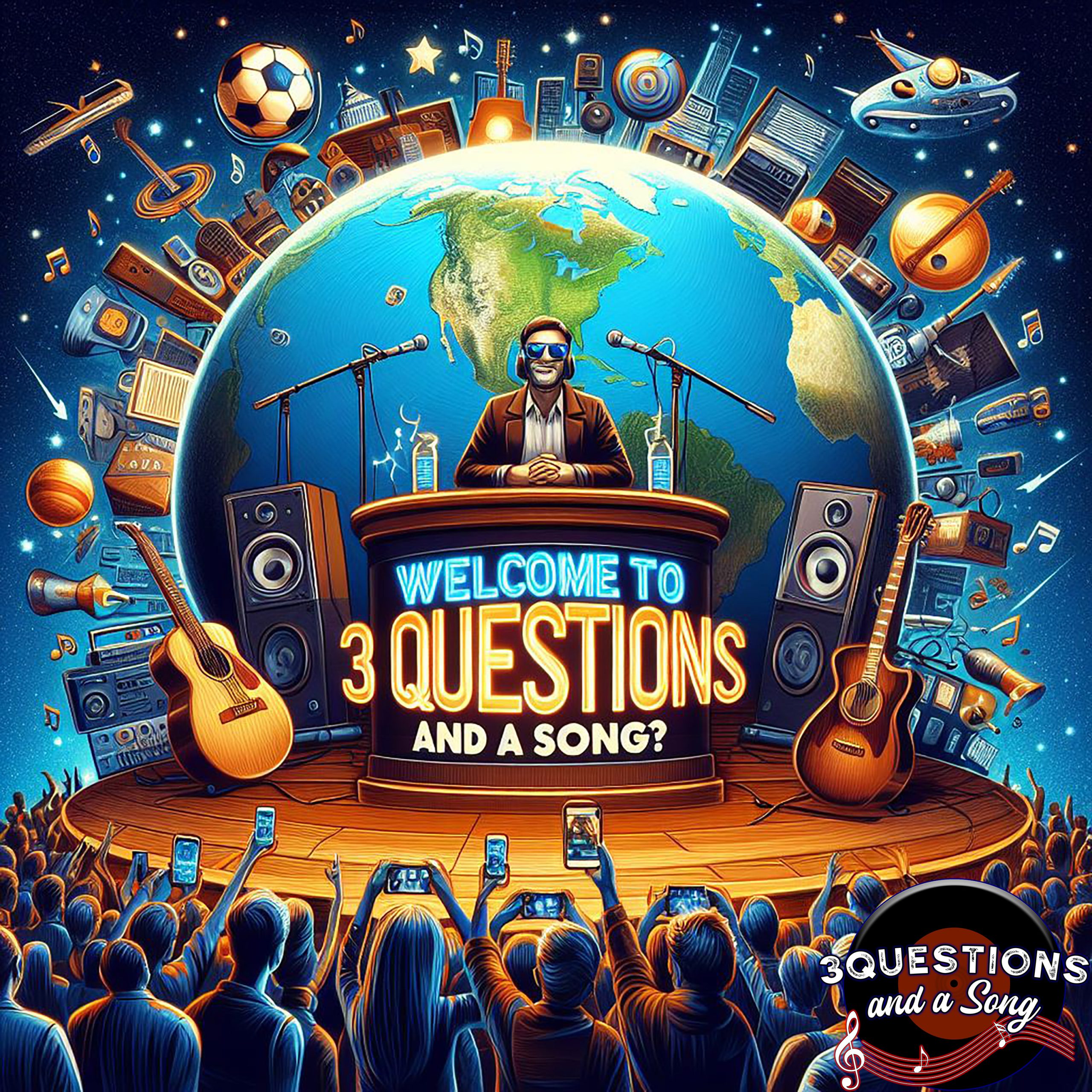 3 Questions and a Song Podcast artwork